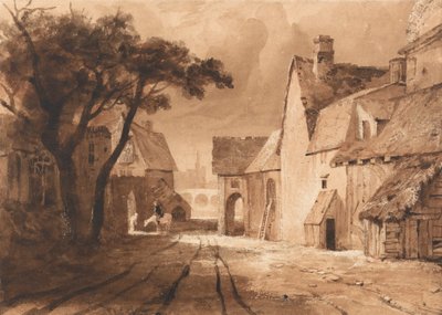 Study of Old Buildings by Samuel Palmer